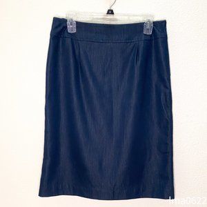 Larry Levine Blue Pencil Skirt Size 8
